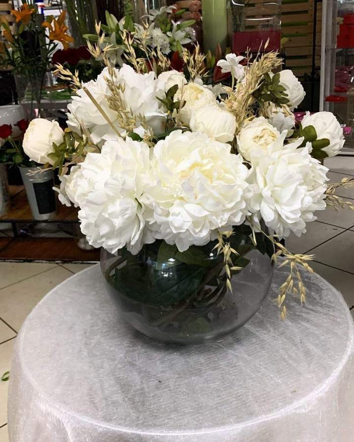 Vente fleurs décoratives Saint-Denis